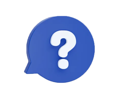 Blue question mark illustration representing frequently asked questions